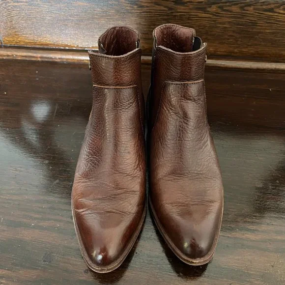 Last Chance! Isola Mora Whiskey Canneto Brown Boots with Original Box - Size 6 - Picture 4 of 10